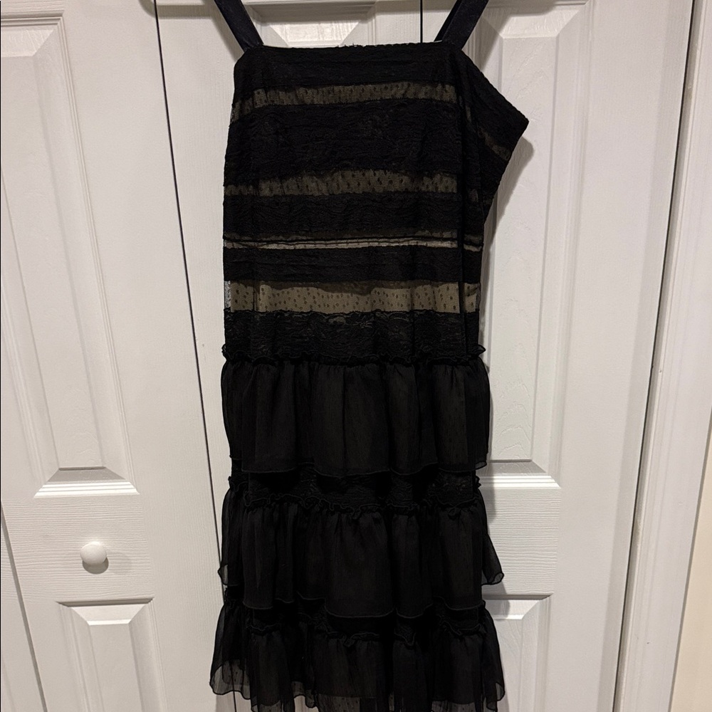 MICHAEL Michael Kors Black and Tan Dress